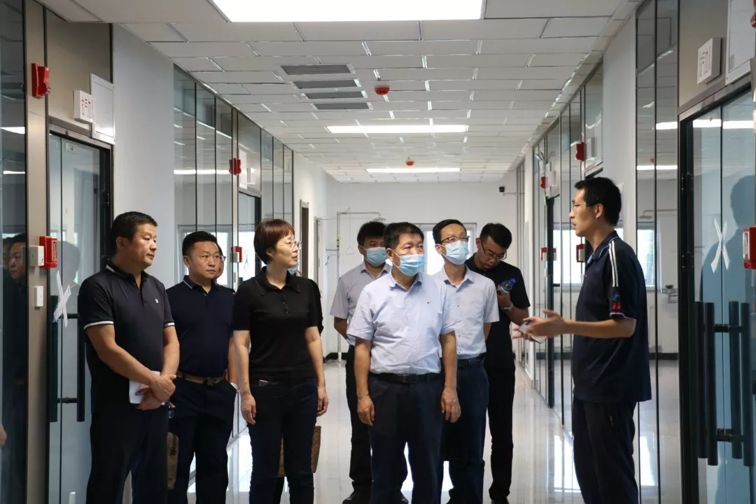 自治区发改委副主任郝留虎一行到银川中铁水务银川水厂调研指导工作